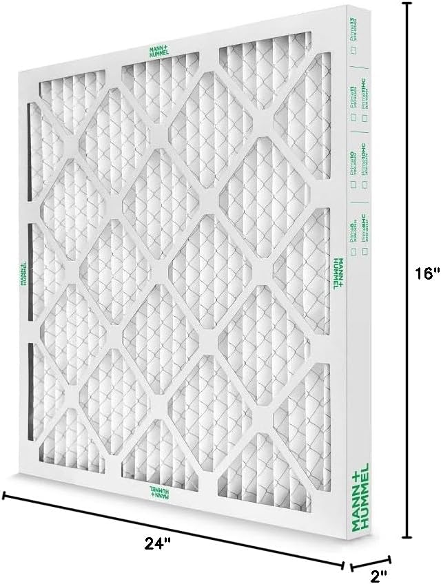 Mann+Hummel 16x24x2 MERV 8 Pleated HVAC AC Furnace Air Filters. 4 Pack. - Image 7