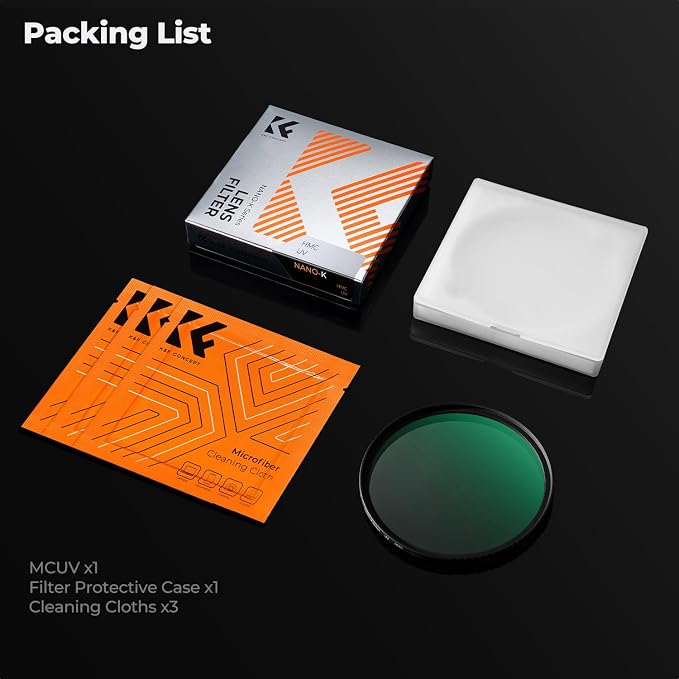 K&F CONCEPT 46mm MC UV Protection Filter Slim Frame - Image 7