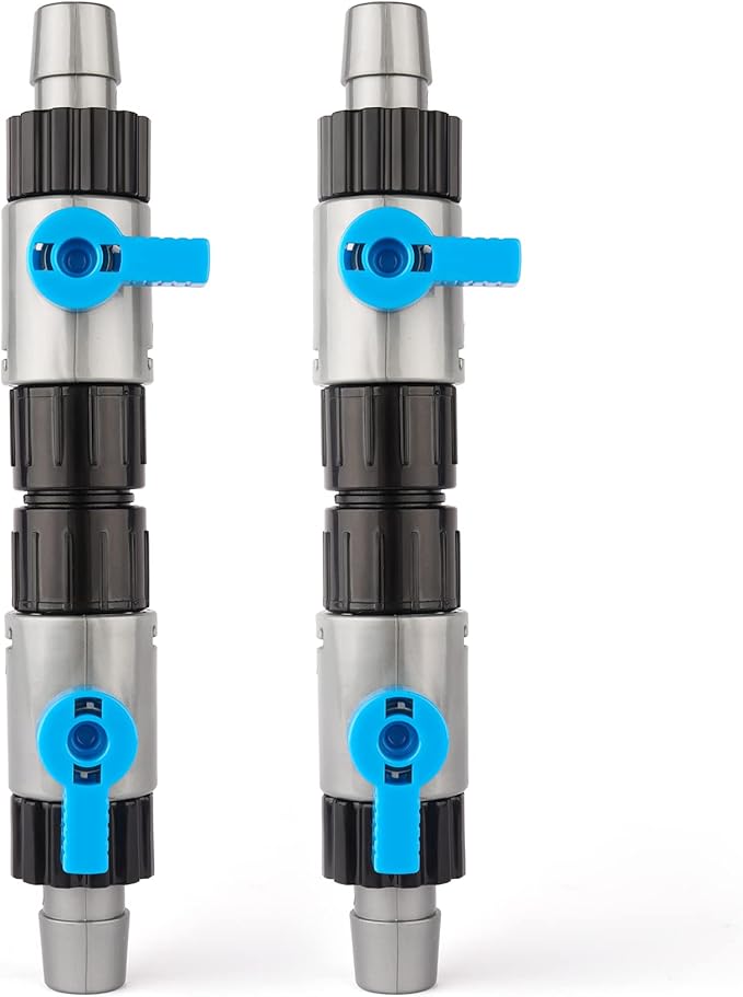 LANDEN Double Tab Connector for Aquarium, Canister Filter Hose Connector by Landen
