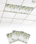 3 Pack Fluorescent Light Cover for Classroom Ceiling Light, Sage Green by Home+L6