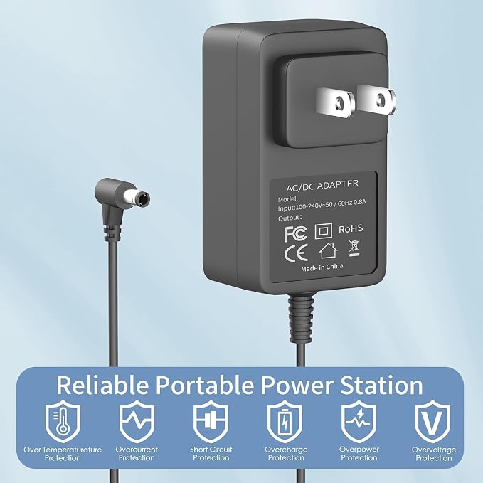 24V Power Adapter for KNKA Air Purifier Replacement for KNKA APH4000 & APH3000 - Image 3
