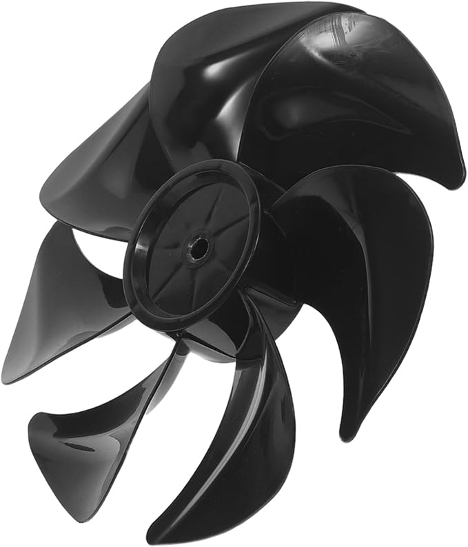 NUOBESTY Replacement Floor Fan Blade 7-Leaves 8.7-inch 22cm Black Plastic Air by NUOBESTY