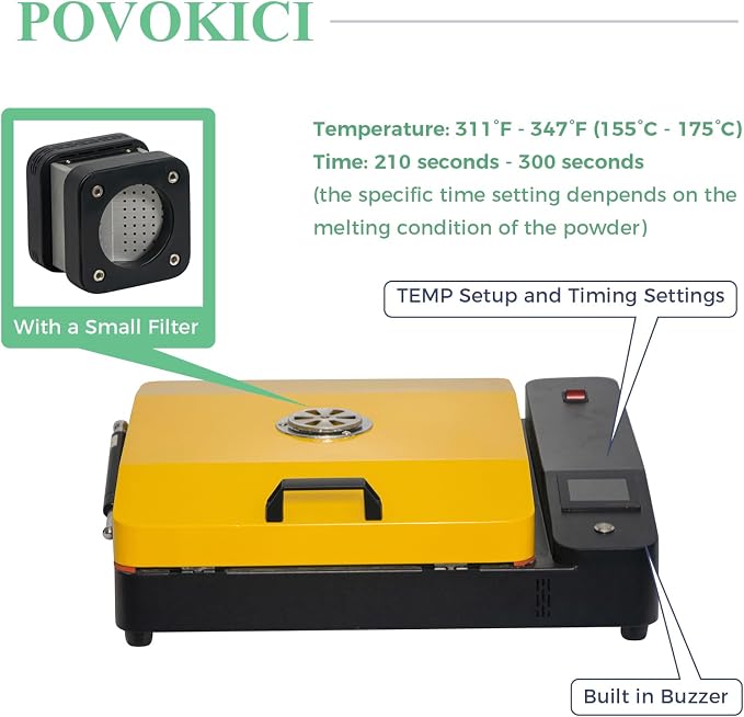A3 DTF Oven with a Small Filter Direct to Film Transfer Oven 11.8in x 17in With - Image 3