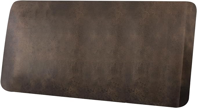 Leather Look Couch Cushion Covers Sofa Seat Slipcovers Sets Couches Furniture Protector for Sectional Armchair Loveseat Pets Kids Stretch Spandex Fabric (1 Cushion Loveseat, Brown)