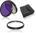 Universal 82mm 3 Piece Lens Filter Kit by WOKYO