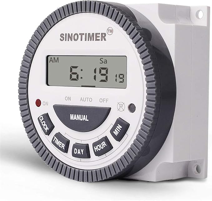 TM619 Timer Switch Digital LCD Power Timer Switch Weekly Programmable Thinner - Image 2