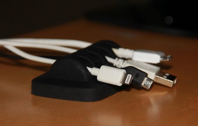 Desktop Cable Organizer, Eco-Friendly Silicone, No Bad Smell, Bundled - Image 8
