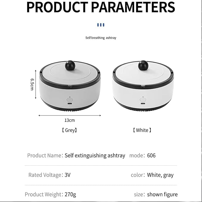 Multifunctional Smokeless Ashtray, Indoor and Outdoor Ashtray, Air Purifier - Image 7