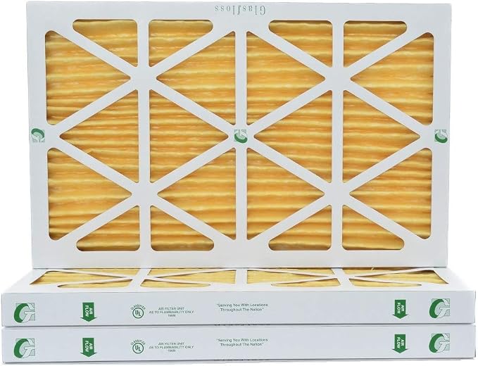 Glassfloss 16x25x2 MERV 11 AC & Furnace 2" Depth Air Filters. Box of 3. Actual - Image 4