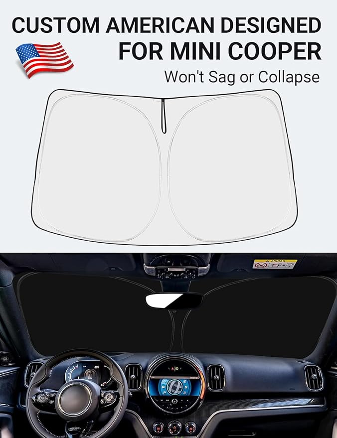 Proadsy 2026 Upgrade Front Windshield Sun Shade Foldable Sunshade Protector - Image 2