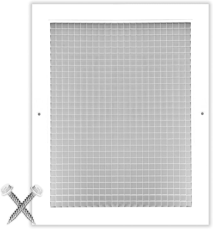 16" x 20" or 20" x 16" Cube Core Eggcrate Return Air Grille by HVACPremium