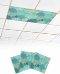3 Pack Fluorescent Light Cover for Classroom Ceiling Light, Nautical Coastal by Home+L6