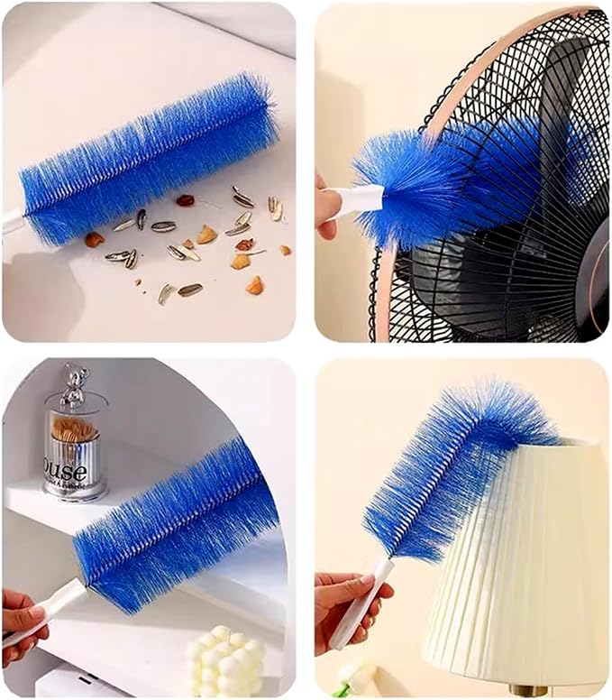 2 Pcs Zylphion Fan Cleaning Brush, Bendable Fan Cleaner Flexible Small Space - Image 7
