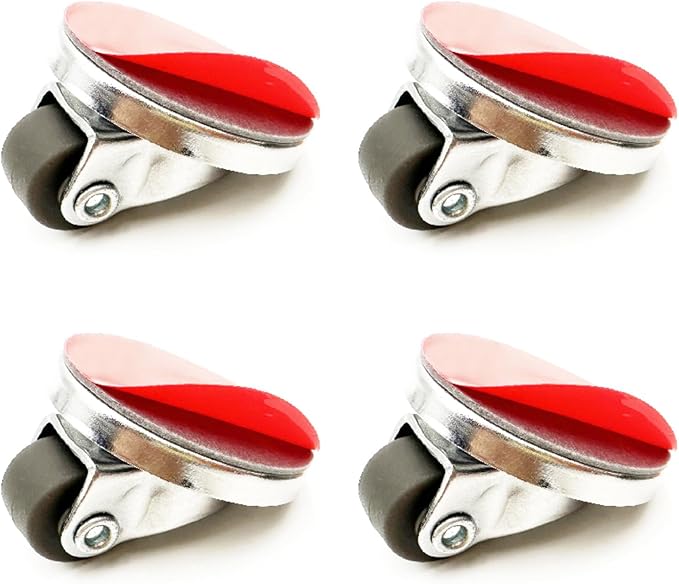 4Pieces Furniture Casters with Stick Adhesive Small Appliance Rollers Home by Unknown