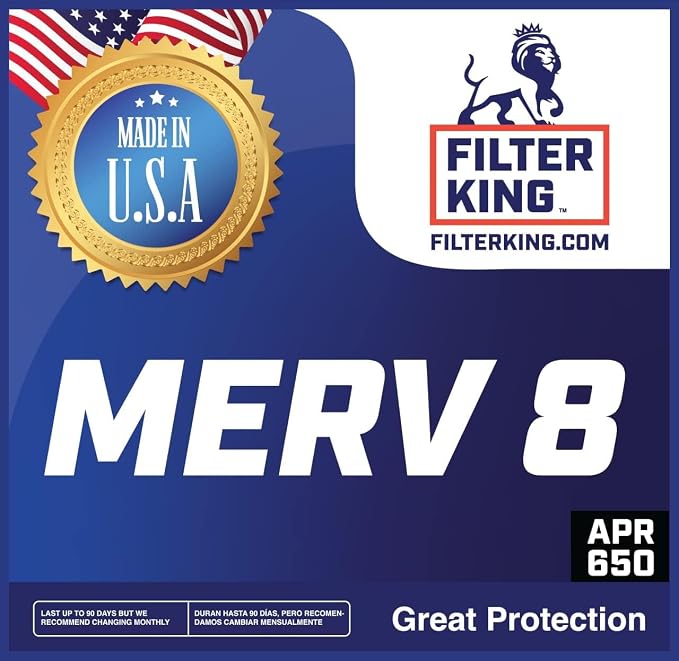 Filter King 24x24x4 Air Filter Dust & Allergy Control AC Furnace Filters - Image 2