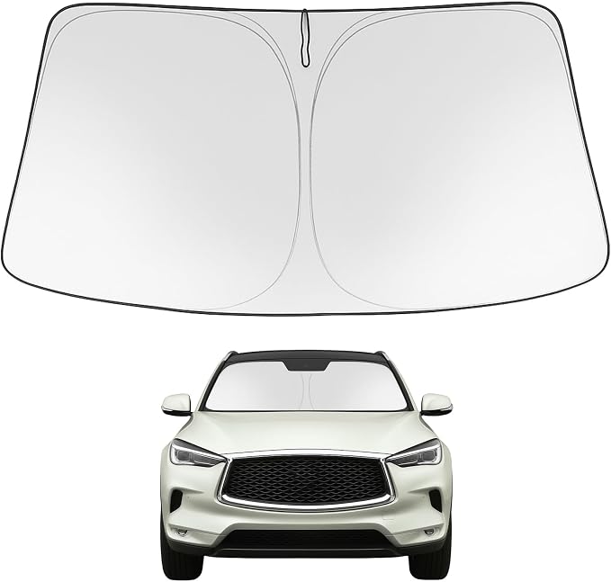 Proadsy Windshield Sun Shade for 2019-2021 Infiniti QX50 & 2021-2025 2026 QX55 by Proadsy