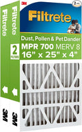 Filtrete 16x25x4 AC Furnace Air Filter, MPR 700, MERV 8, Fits Lennox & by Filtrete