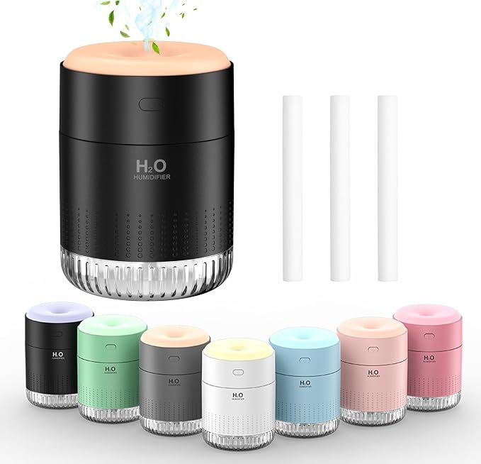 SZO Plant Humidifier Indoor, 500ml Black by SZOLLC