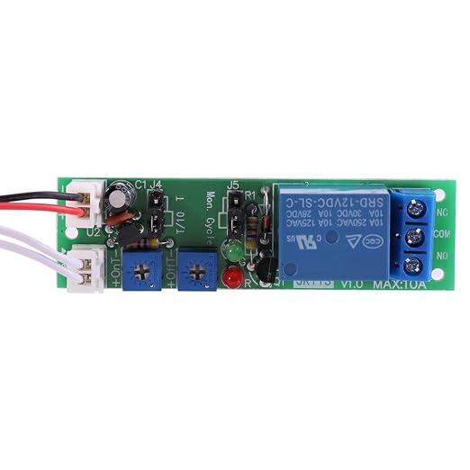 Delay Relay Module DC12V 0-120min Adjustable Timer On/Off Time Delay Relay - Image 2