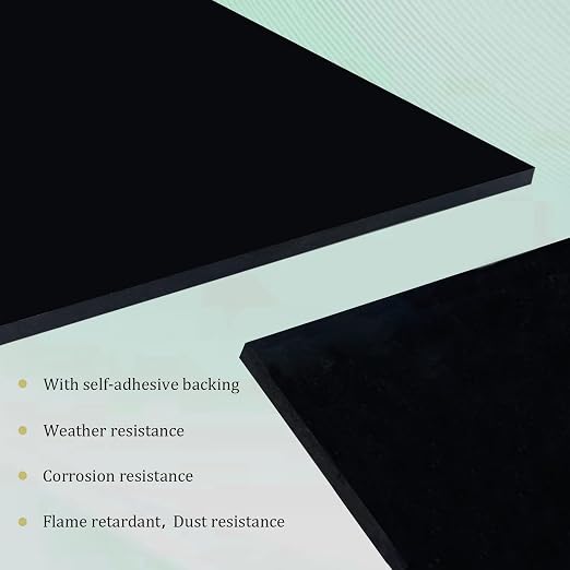 4 Pieces Anti Vibration Pads 1/4 in Thick X 4 in X 4 in, Neoprene Rubber Pads - Image 3
