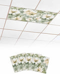4 Pack Retro White Fluorescent Light Covers by Unknown