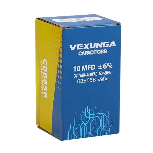 VEXUNGA 10uF 10 MFD 370VAC 440VAC 450VAC 50/60Hz CBB65B Round Run Start - Image 5