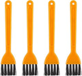 4Pcs Vacuum Filter Cleaning Brushes, Washable Plastic Mini Nylon Bristle Brushes by Odashen