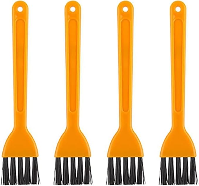 4Pcs Vacuum Filter Cleaning Brushes, Washable Plastic Mini Nylon Bristle Brushes by Odashen