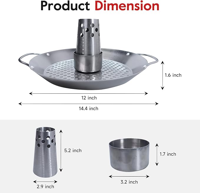 Beer Can Chicken Holder, Stainless Steel Chicken Roaster, Poultry Roasting Stand - Image 3