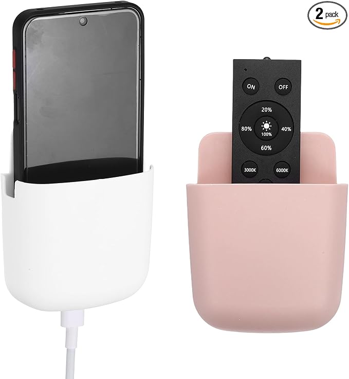 PATIKIL 2Pcs Remote Control Holder Wall Mount, Self-Adhesive TV Air Conditioner by PATIKIL