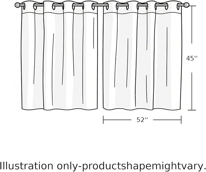 2 Panel Kitchen Cafe Curtains, Desert Camels Sunlight Filtering Nature Air - Image 9