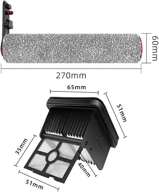 Main Roller Brushes Filter，Compatible - Image 2