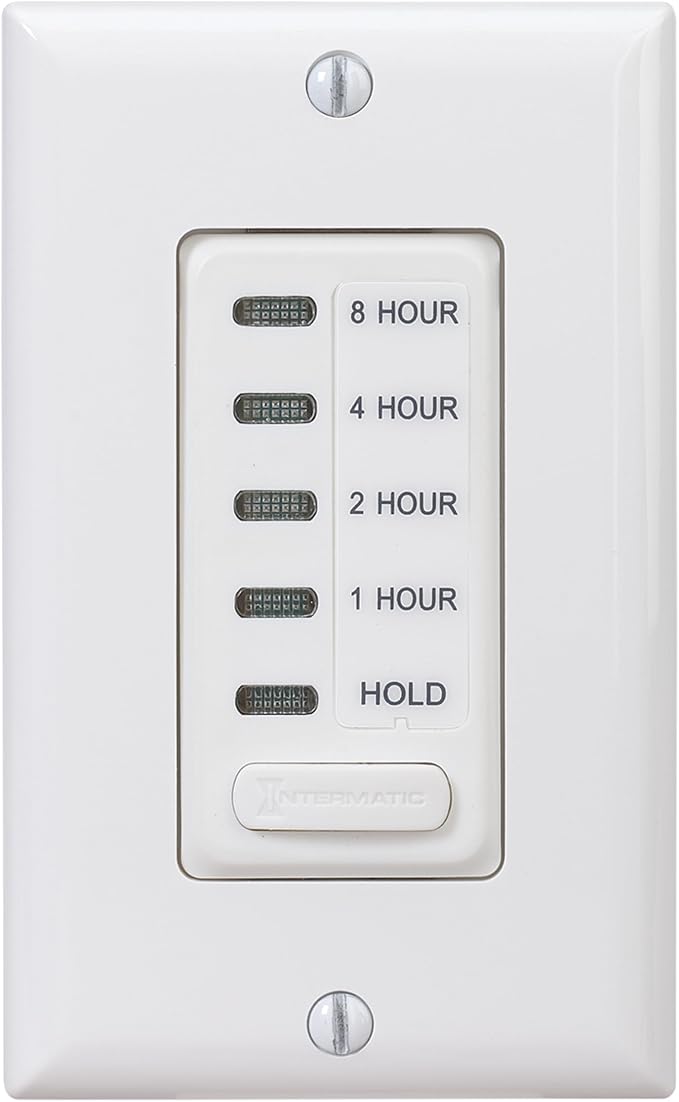 Intermatic EI220W-1 in-Wall Countdown Timer Switch, Whole House Fan, hold mode by Intermatic
