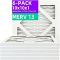 10x10x1 MERV 13 Pleated Air Filter MPR 1500-1900 & FPR 10, Furnace Air Filters by Qingzhug