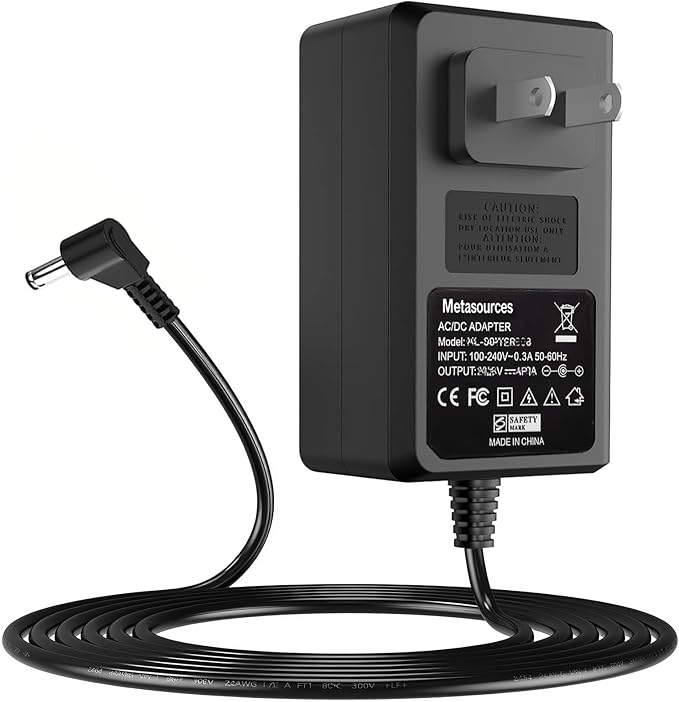 12V Adapter for Clorox 11010 11011 Air Purifier Home HEPA Filter Cleaner | Room by Metasources