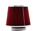 ID3.5" High Flow Inlet Cold Air Intake Cone Air Filter Replacement Clamp-On by ASYXPCRH