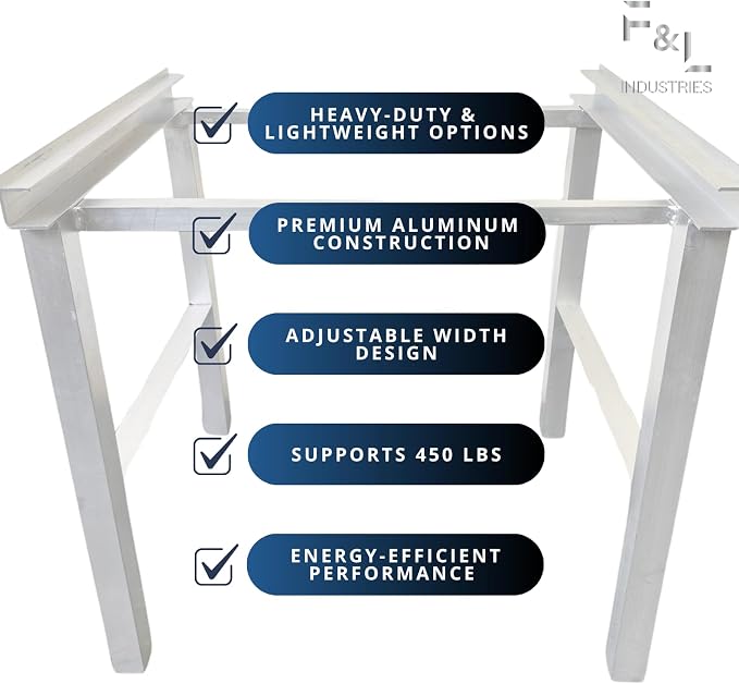 F&L Heavy-Duty Aluminum Air Handler Stand – High-Efficiency HVAC Unit - Image 4