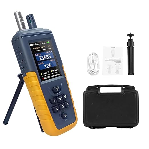 Dust Particle Counter Air Quality Monitor High Sensitivity 3-Channel by AOPUTTRIVER