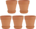 Veemoon 5pcs Red Clay Succulent Flower Pots by Veemoon