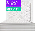 10x20x1 MERV 11 Pleated Air Filter MPR 1200 & FPR 7, Furnace Air Filters by Qingzhug