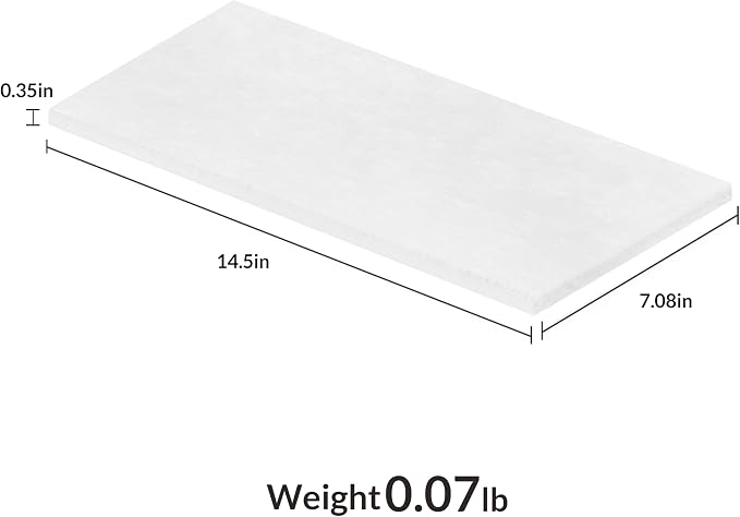 WECREAT 3 PCS Pre-Filter Cotton Replacement - Image 2