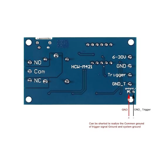 4pcs DC 6-30V Timer Relay Programmable Delay Relay Module Trigger Cycle Delay - Image 5