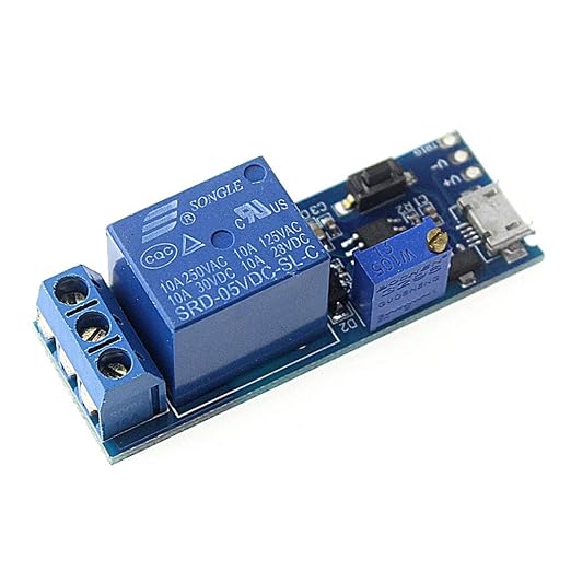 HiLetgo 2pcs DC 5V Trigger Time Delay Switch Relay Module Adjustable Time Delay - Image 5