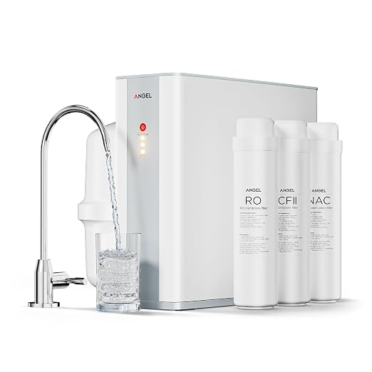 ANGEL Reverse Osmosis Water Filter, 7 Stage Under Sink Water Filtration System by ANGEL