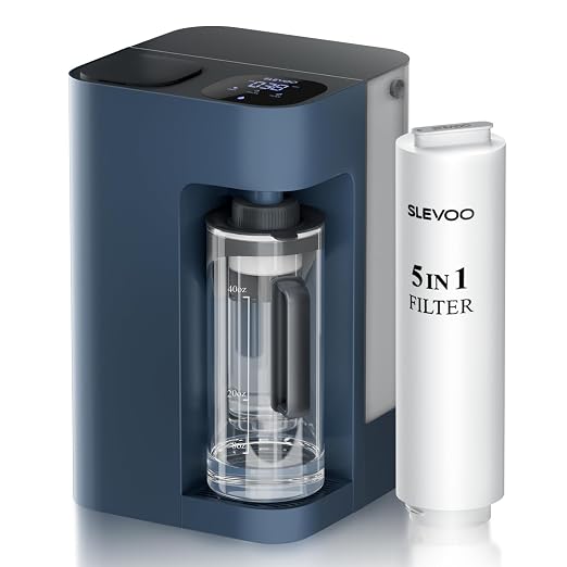 Reverse Osmosis Water Filter Countertop, Ph+ & 6-Stage RO Water Filtration by Slevoo