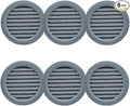 VENTS-US - 4" Round Plastic Vent Cover in Slate Grey - Compatible with a 4 Inch by VENTS-US