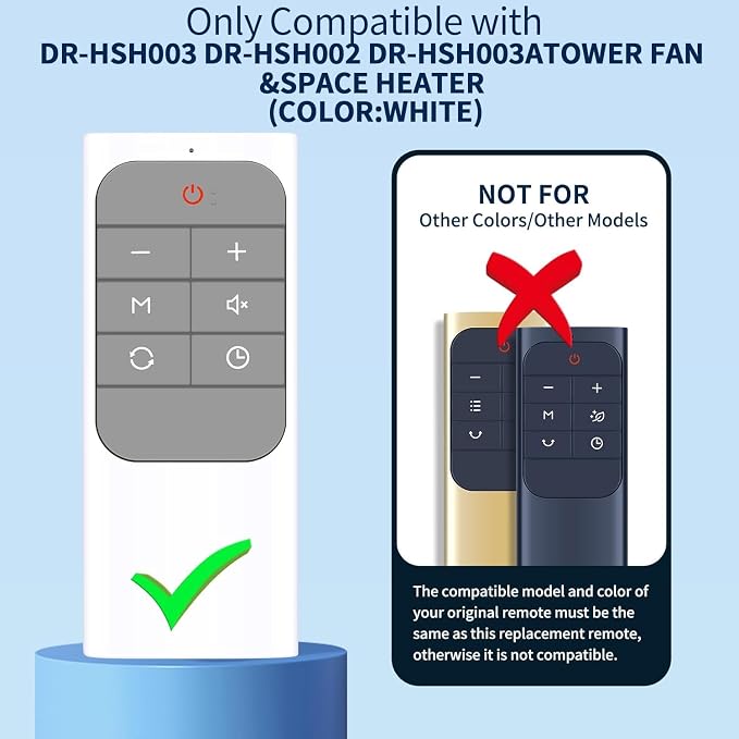RETROSUN Replacement Control for Dreo General Serial Tower Fan & Space Heater - Image 2