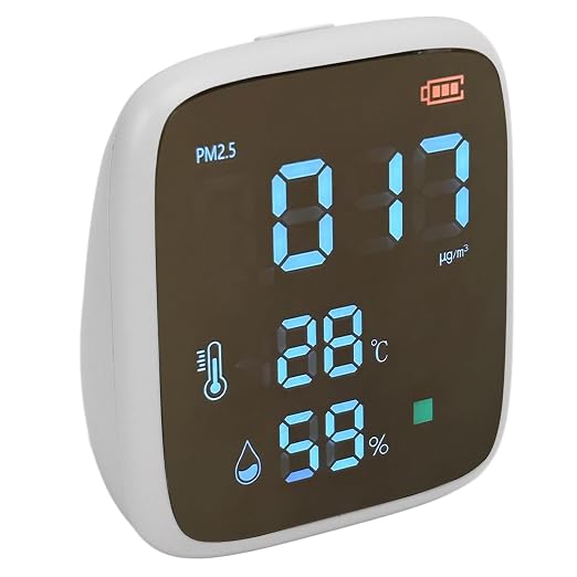 Air Quality Monitor Indoor PM2 5 Meter Portable Smart Sensor Temperature - Image 6