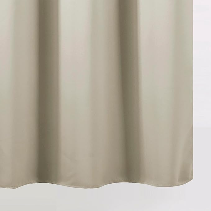 LEMOMO Blackout Curtains 66 x 72 Inch Long Light Beige Curtains Set of 2 Panels Room Darkening Curtains for Bedroom and Living Room