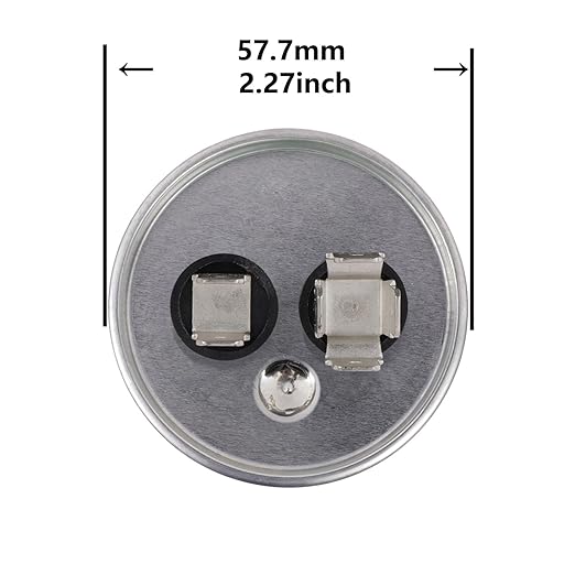 BOJACK 60 uF ±5% 60 MFD 370/450 V CBB65 Round Run Start Capacitor - Image 2